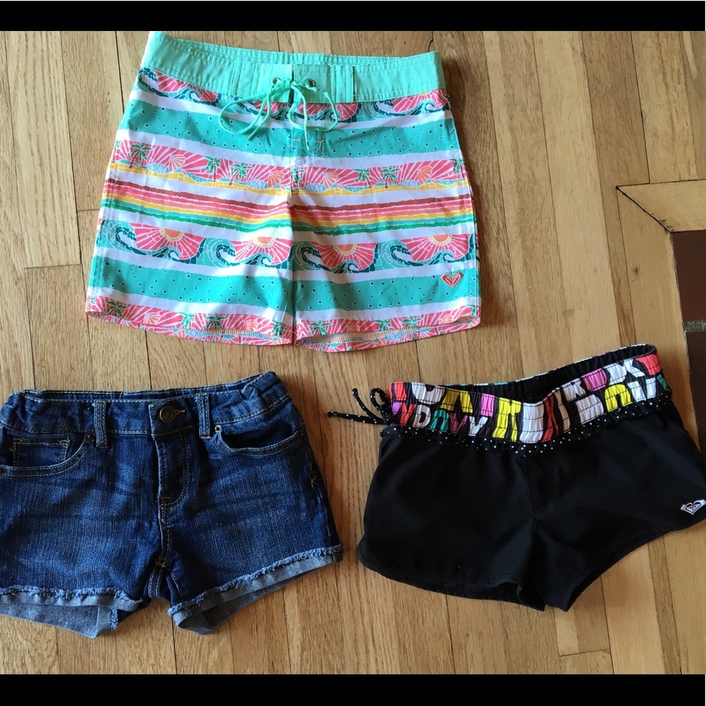 2 Board Shorts & Lucky Denim Shorts Size 8